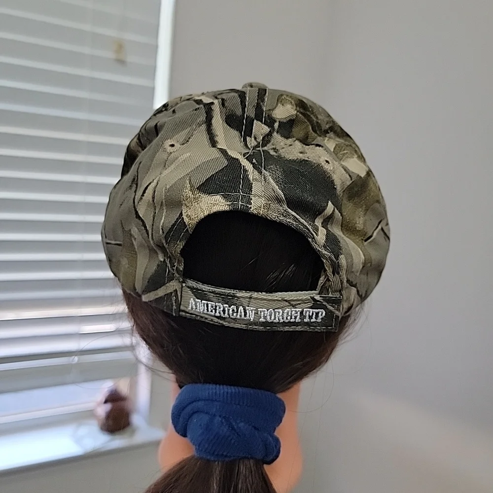 Camo Hunter Cap With Logo Lightning Cotton